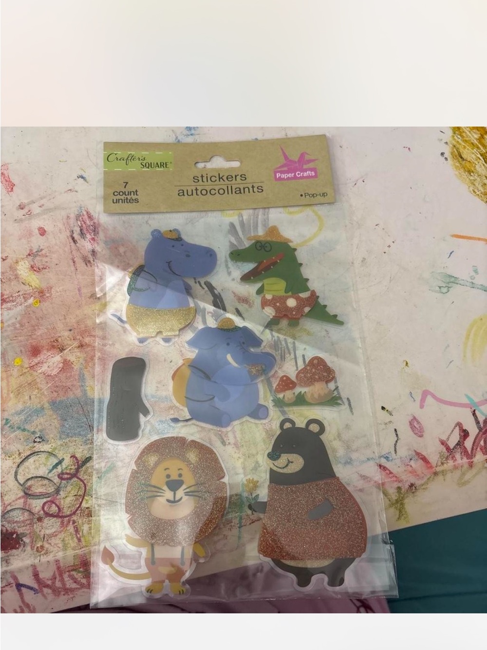 Crafter's Square Animal Stickers